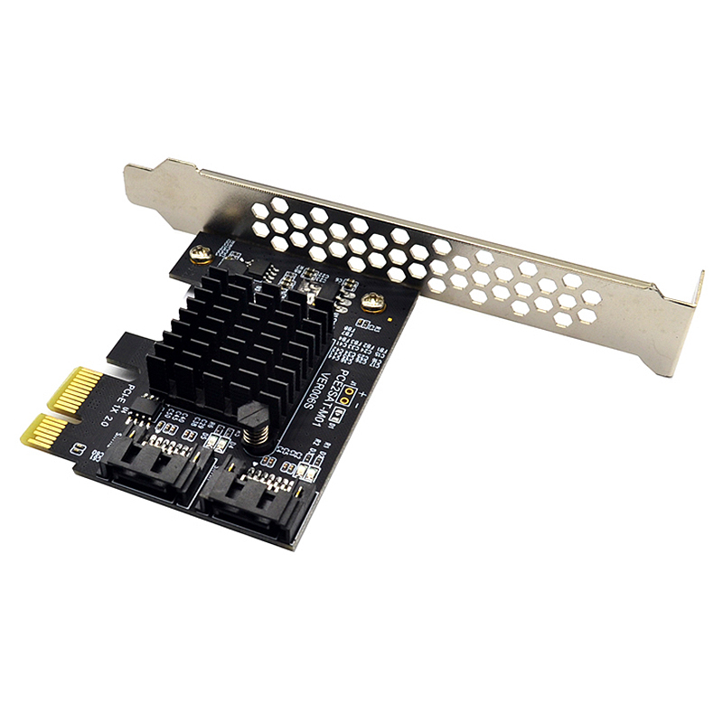 Bảng giá PCI-E to Sata3.0 Expansion Card 2 Port 6G Adapter Card to Expand IPFS Hard Disk Marvell Master Control Phong Vũ