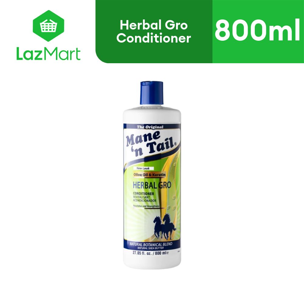 Après-shampooing Mane 'n Tail Herbal Gro Conditioner - Soin Hydratant & Éclat - Neuf