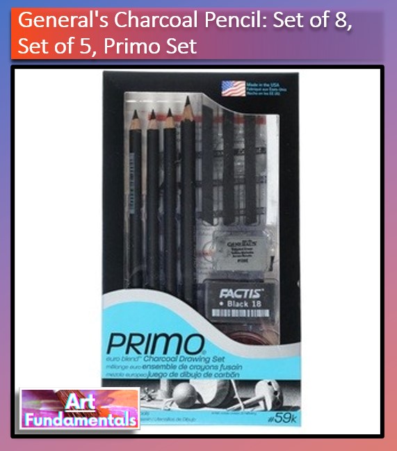 General's Primo Euro Charcoal Pencils and Sets