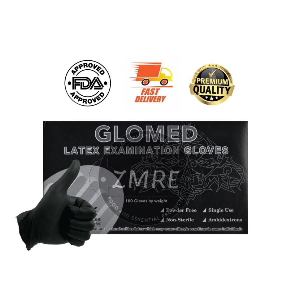 Glomed COLORED Latex Gloves XS/S/M/L/XL Lazada PH