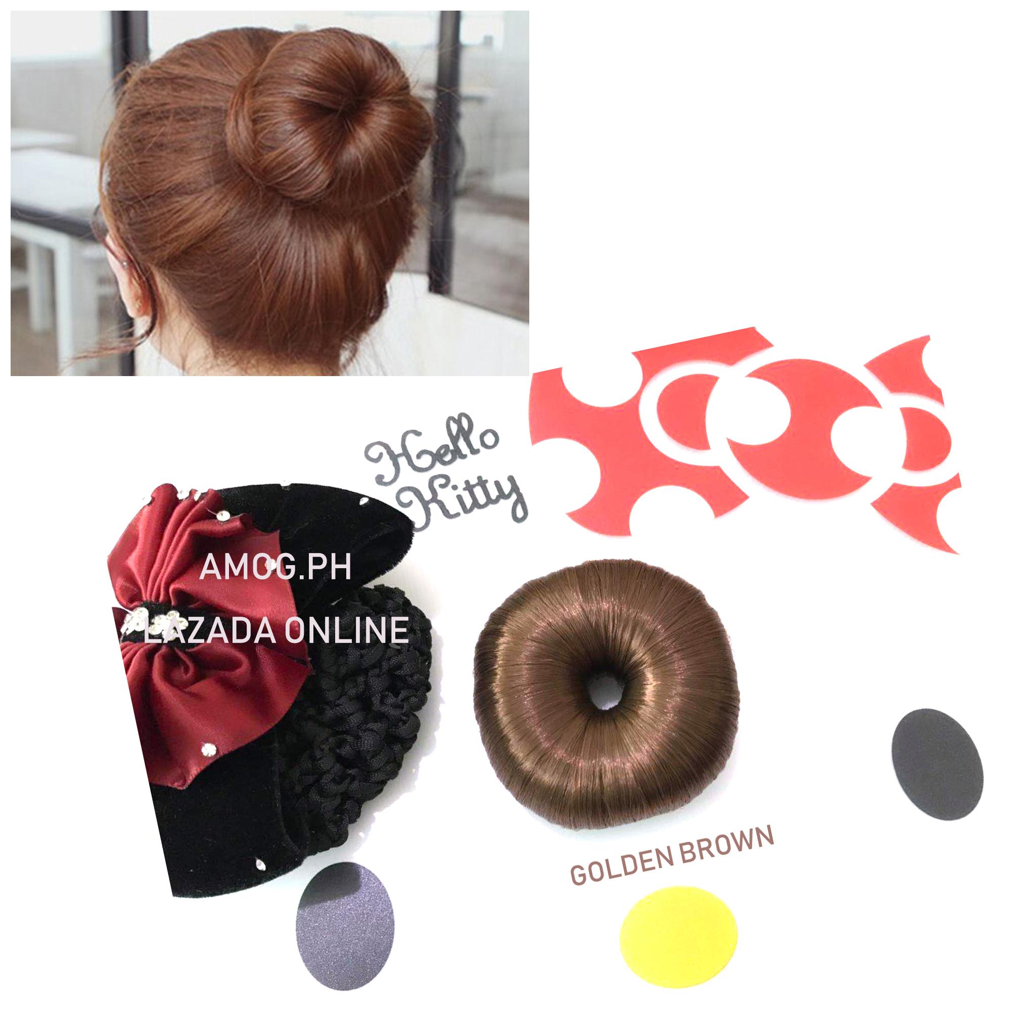 Amog Synthetic Fiber Donut Hair Bun Maker Donuts Ring Hair