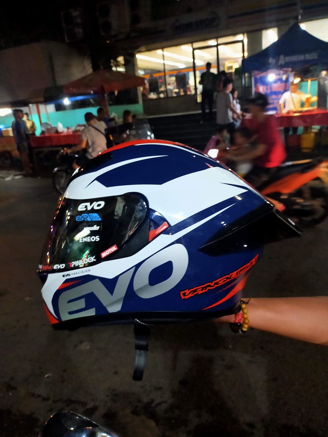 SPOILER FOR EVO GSX 3000 HELMET 