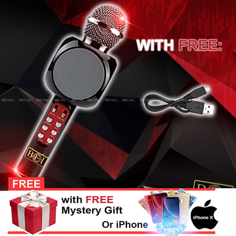 platinum karaoke bluetooth speaker & microphone