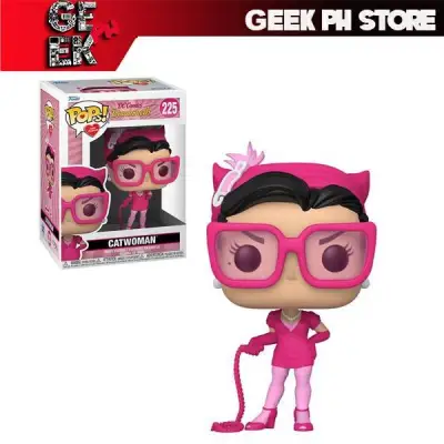 Funko Pop DC Bombshells Catwoman Breast Cancer Awareness sold by Geek PH Store
