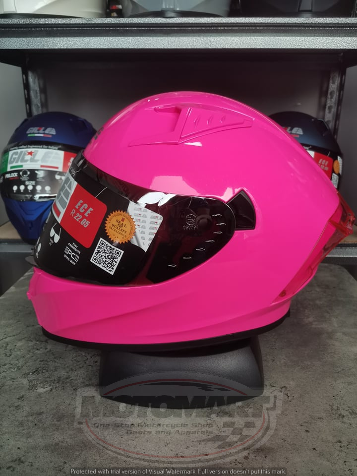 GILLE HELMET GTSV1 135 PLAIN (PINK) Lazada PH