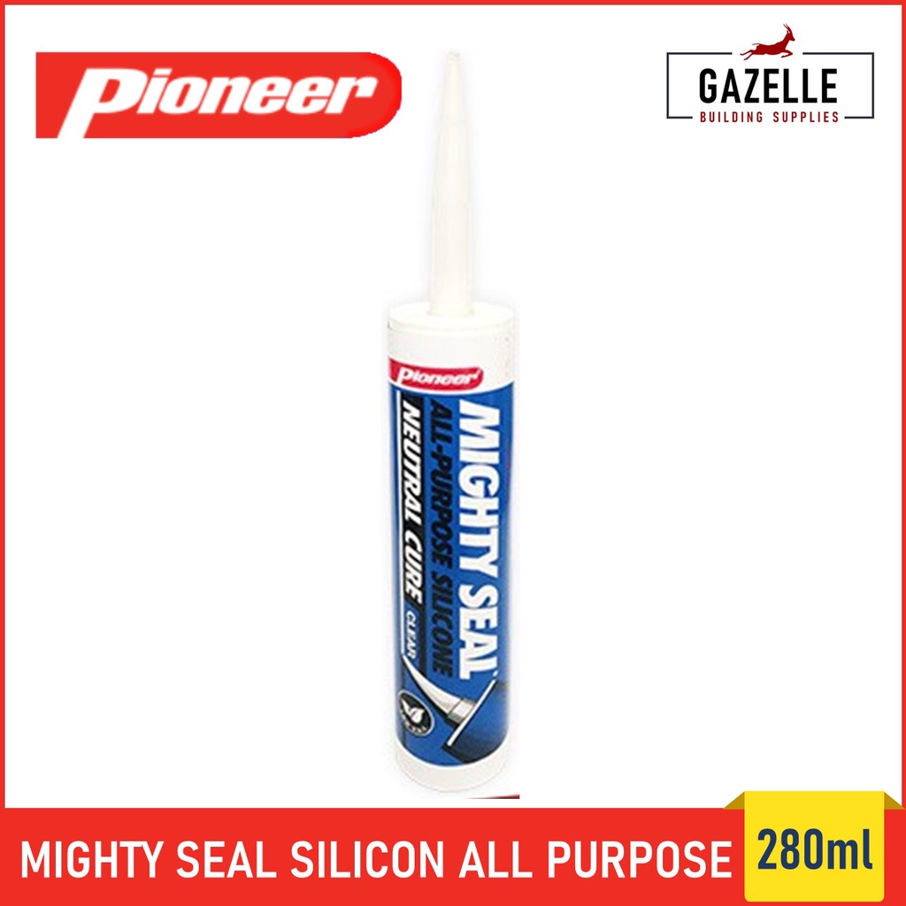 Pioneer Mighty Seal All Purpose Silicone Sealant Neutral Cure / Biocide