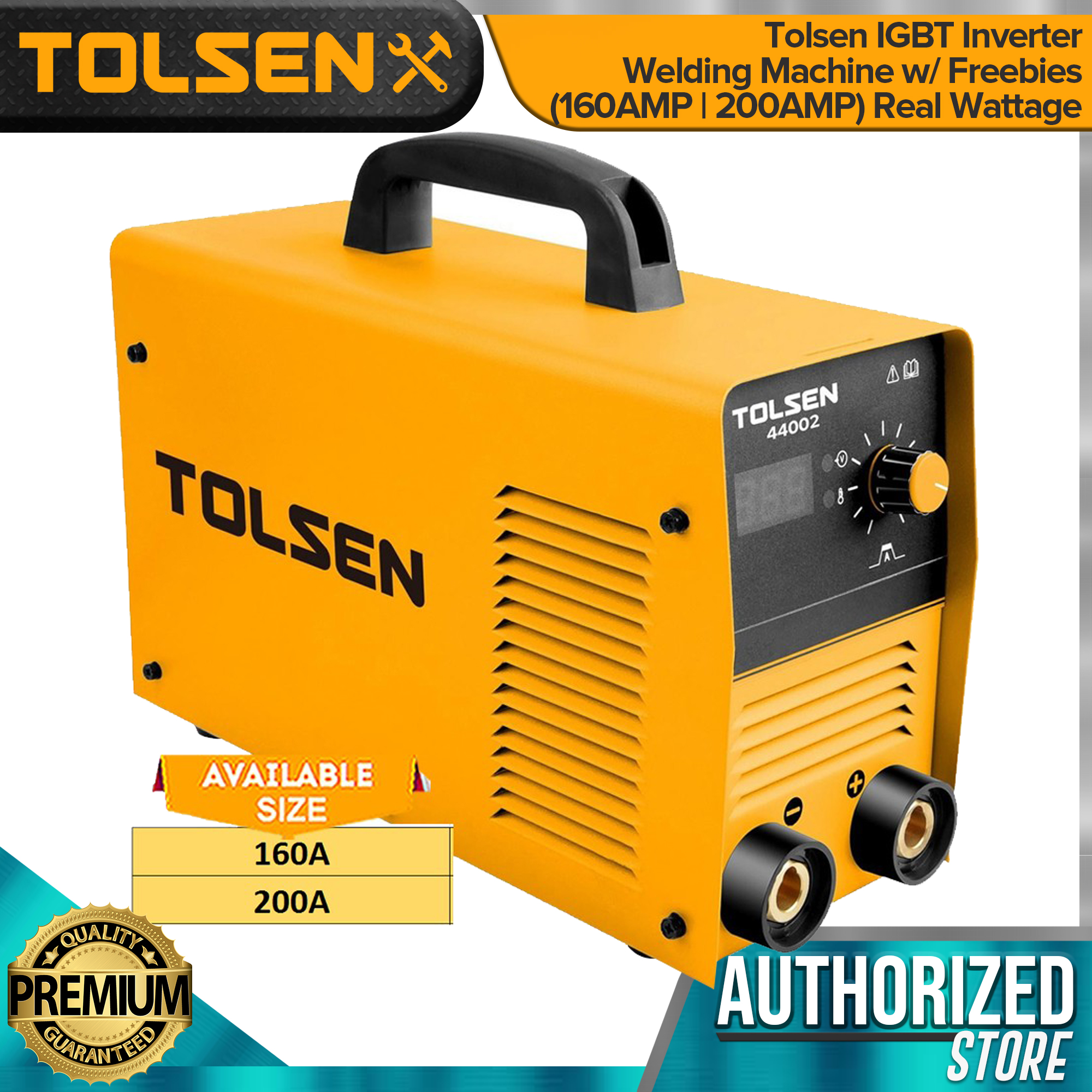 Tolsen IGBT Inverter Welding Machine w/ Freebies (160AMP 200AMP) Real