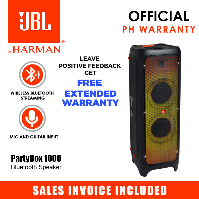 Jbl Partybox 1000 Powerful Portable Bluetooth Wireless Party Speaker With Dynamic Light Show Lazada Ph