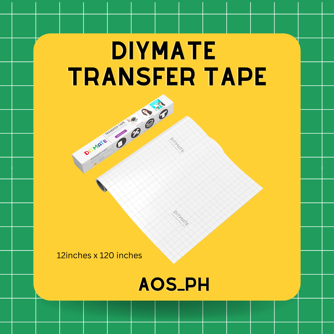 DIYMATE Vinyl Transfer Tape 12 x 120 inch Roll Transfer Paper