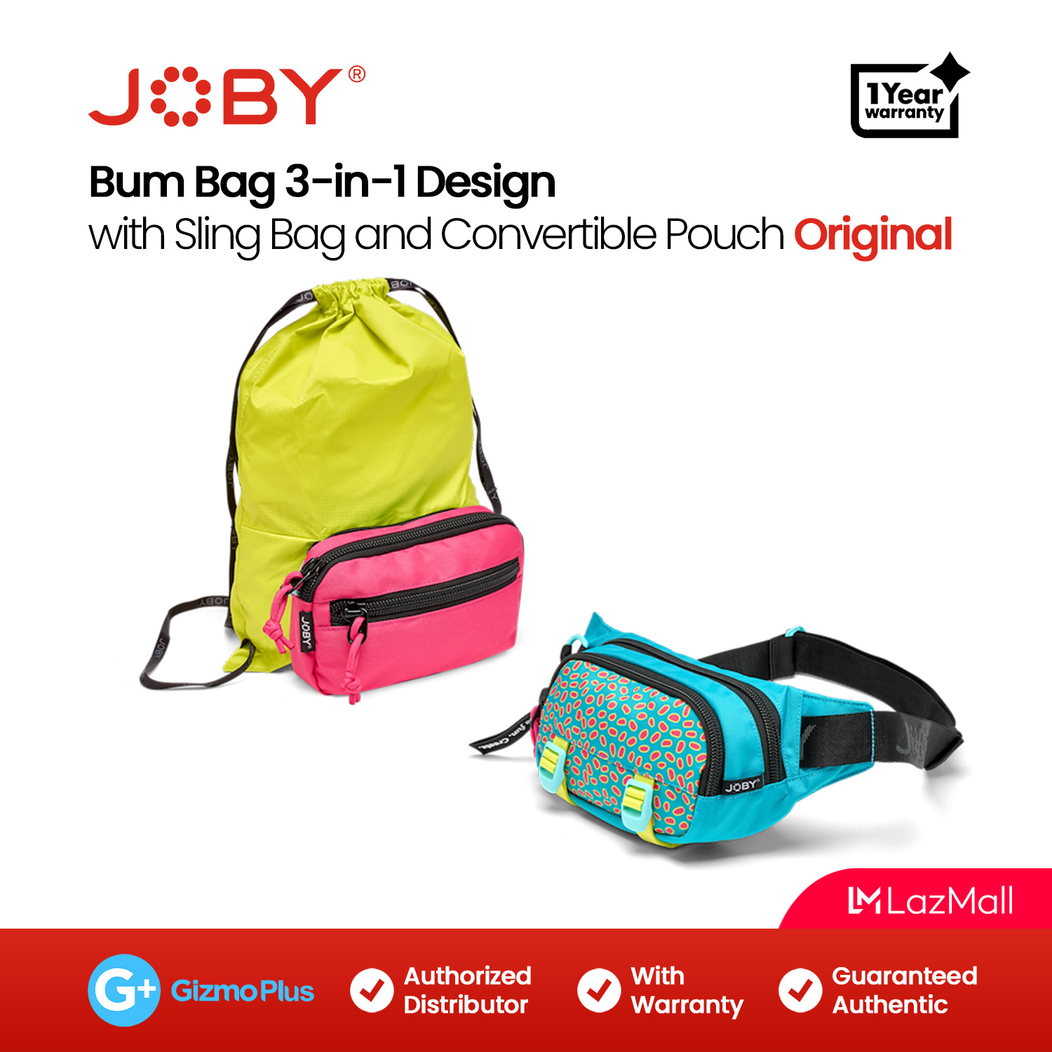 Joby Bum Bag Rainbow