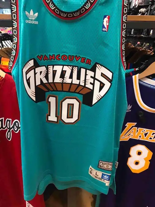 mike bibby vancouver grizzlies jersey authentic