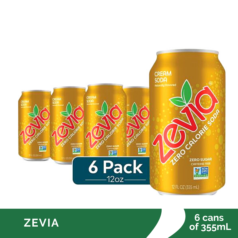 Zevia Cream Soda Bundle of Six (6) 355mL Lazada PH