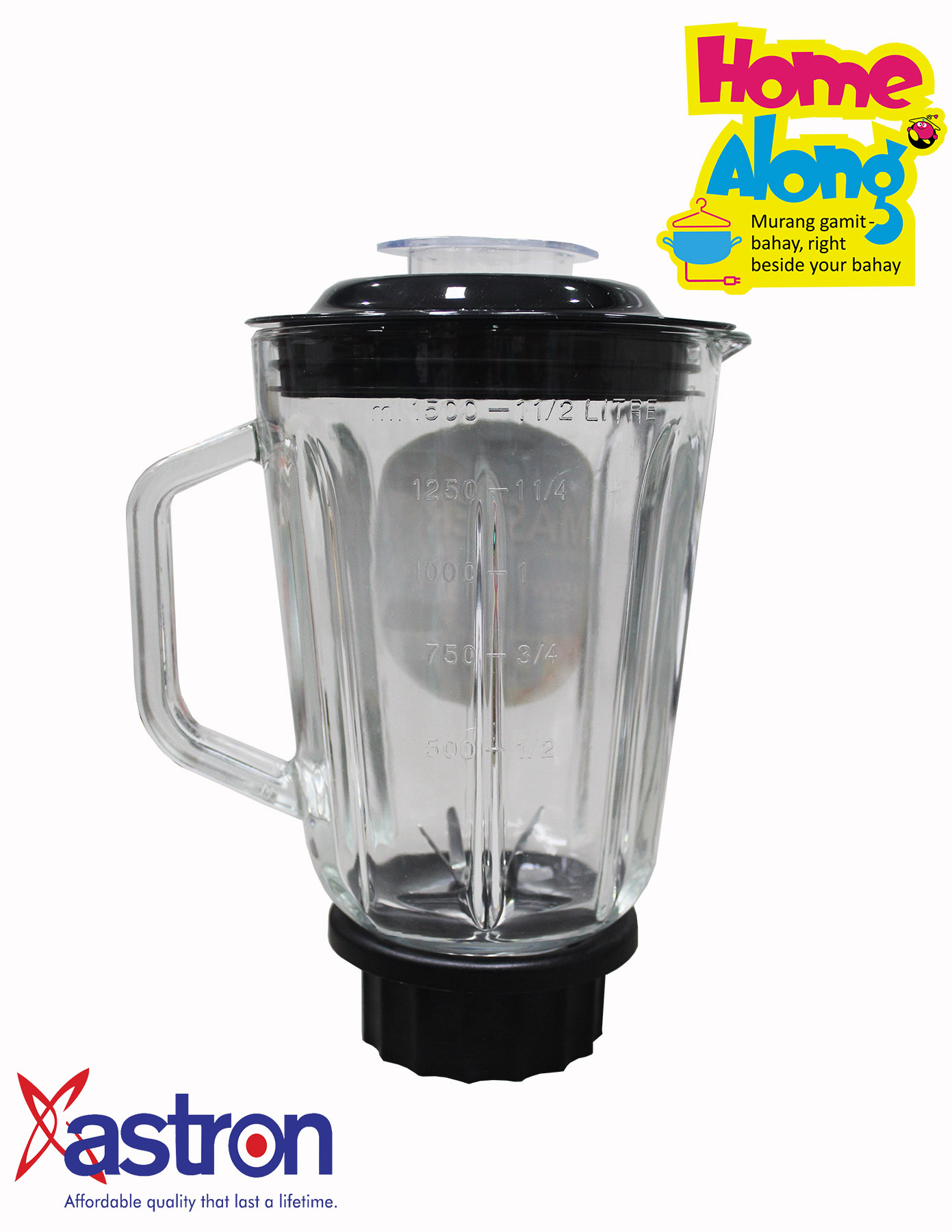 Astron Ice Master Blender and Ice Crusher with 1.5L Glass Jug (350W)