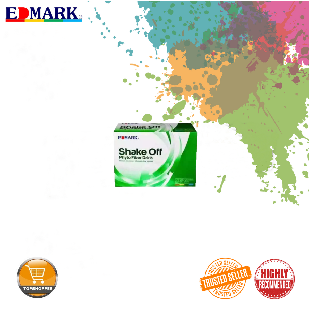 Edmark | EDMARK Shake Off Phyto Fiber ; Your Ultimate Detox Companion, Embark on a journey to a healthier you with EDMARK Shake Off Phyto Fiber