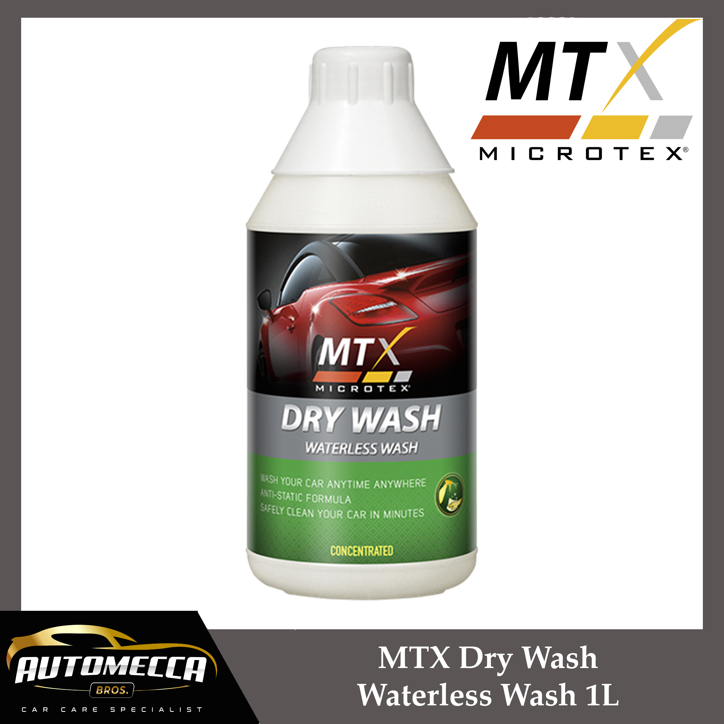 MTX Dry Wash Waterless Wash ( With Wax) 1L Concentrated (13) Lazada PH
