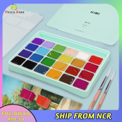 Beginner's Portable Jelly Gouache Paint Set - 18/24 Colors