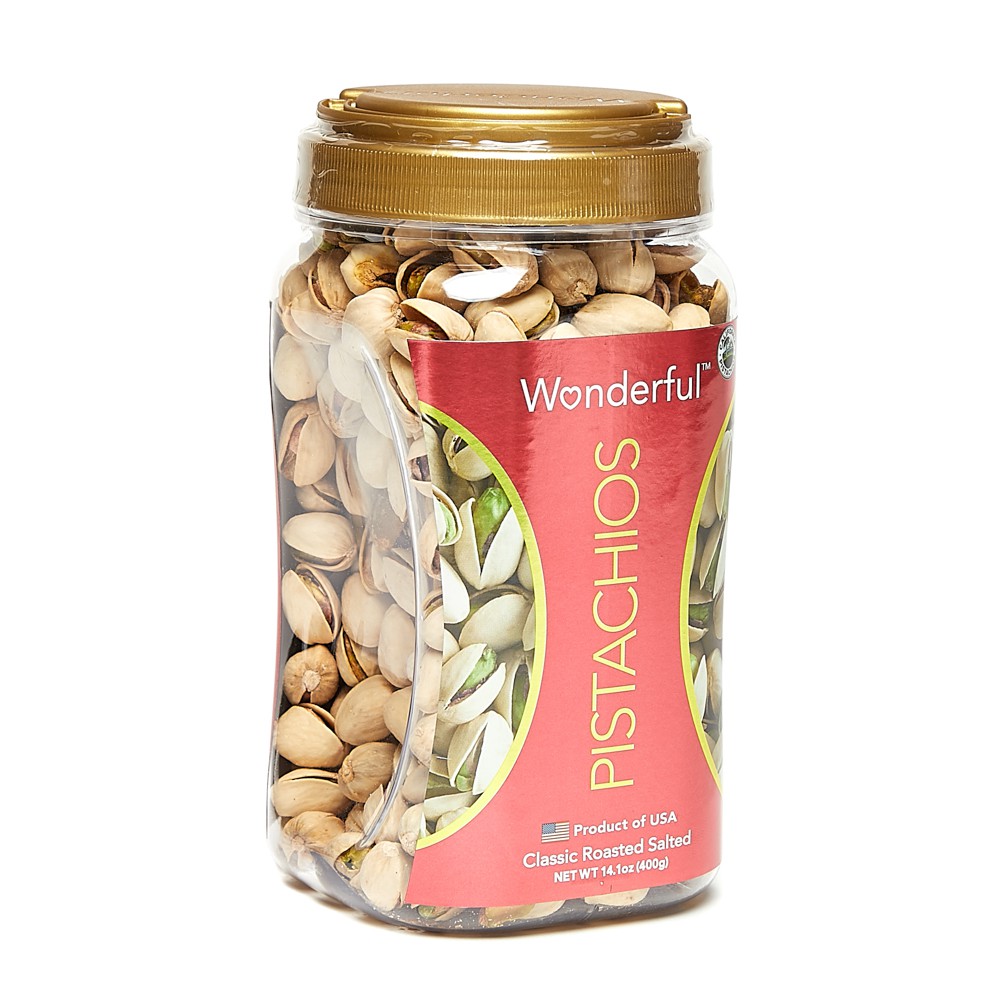 Wonderful Roasted Salted Pistachios Jar 400g Lazada PH