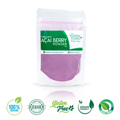 The Green Tummy Organic Acai Berry Powder TRIAL PACK 50G