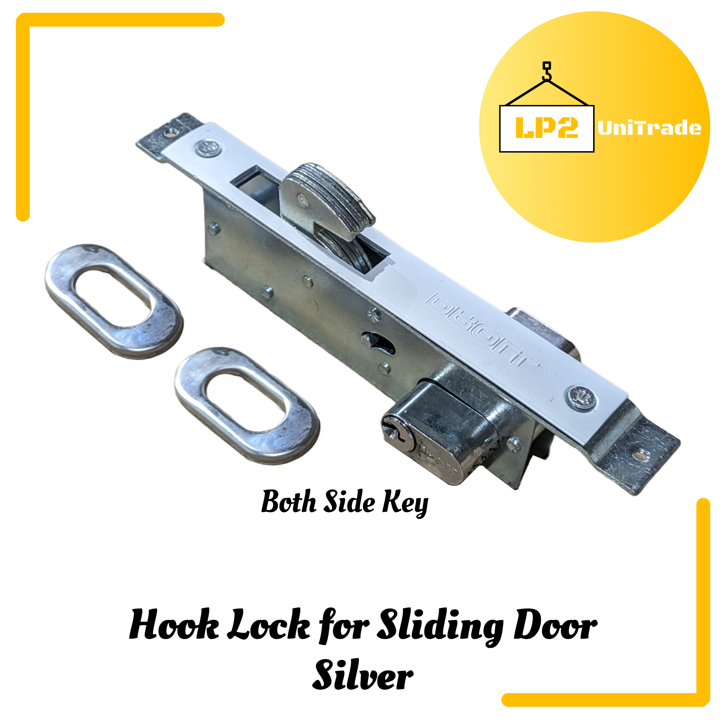 Hook Lock for Sliding Door / Sliding Door Lockset / Sliding Door