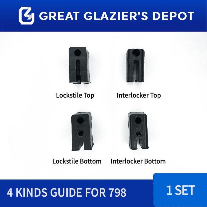 798 Series End Cap 4 Kinds Lockstile Interlocker Top Bottom Plastic ...