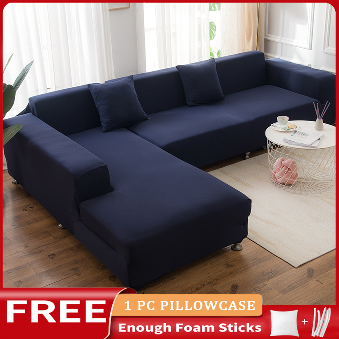 Universal Sofa Cover Stretchable LShape Couch Cover with Modern Elastic Stretch MultiFunction