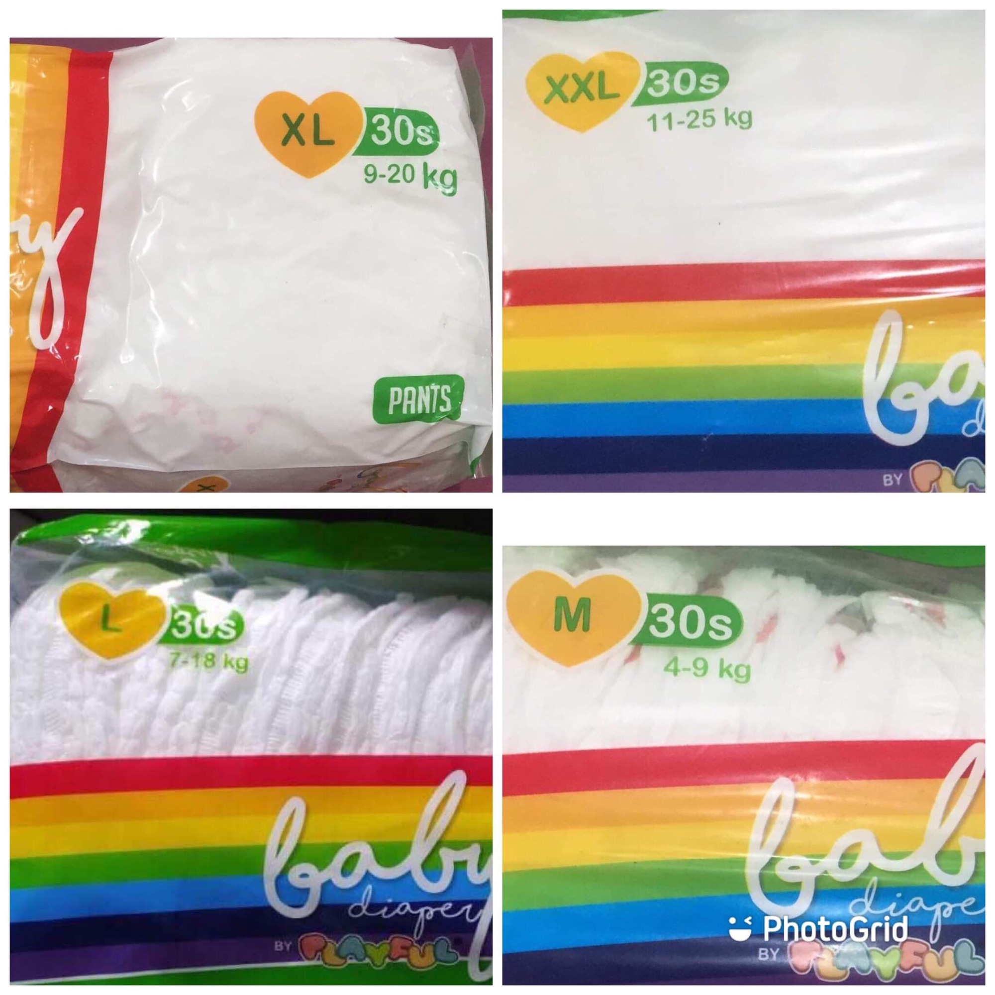 Playful Baby Diaper In Pull Ups M L Xl Xxl 30pcs Pack Lazada Ph