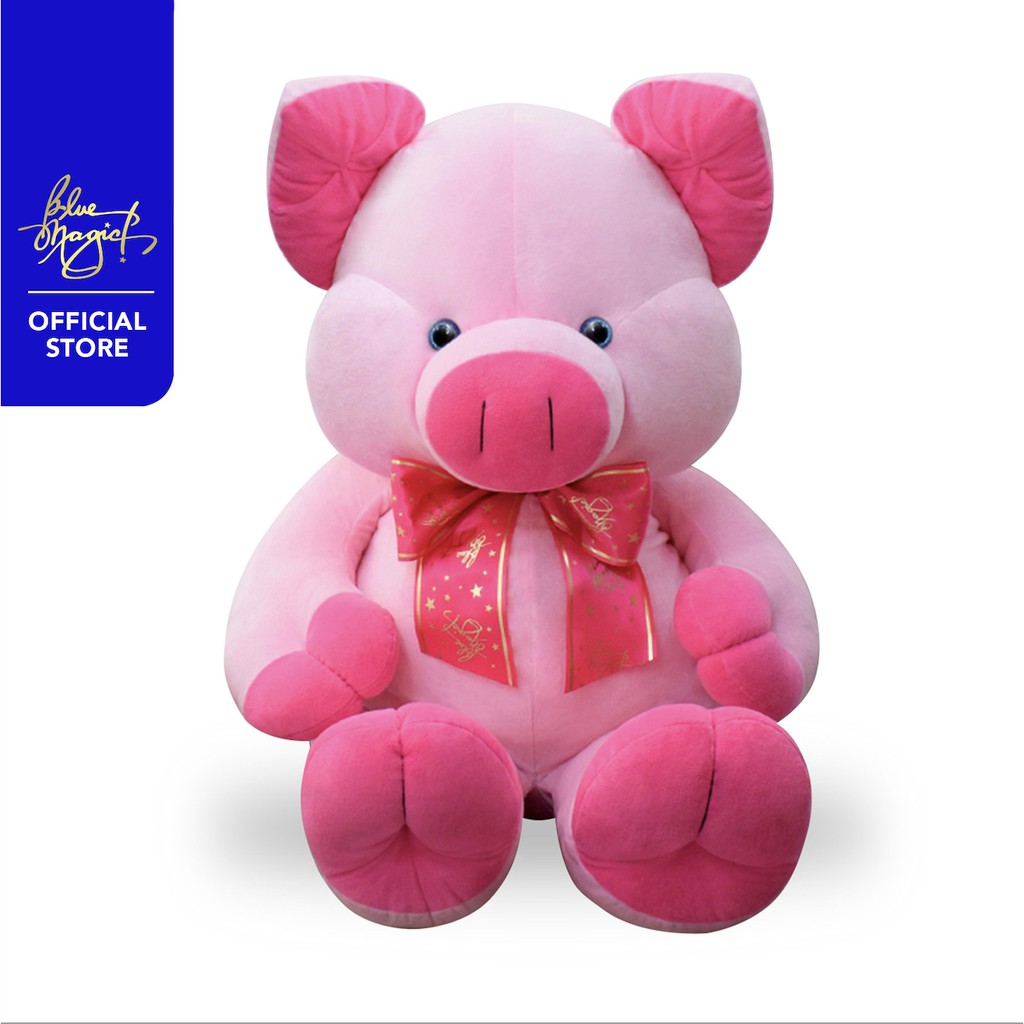 blue magic pig stuff toy