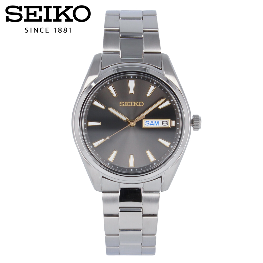 SEIKO SUR343P1 SUR343P Quartz Day Date Gray Silver Stainless Wrist Watch  For Men from YOSUKI JAPAN / SUR343P ( SUR343P S SUR3 SUR34 ) | Lazada PH