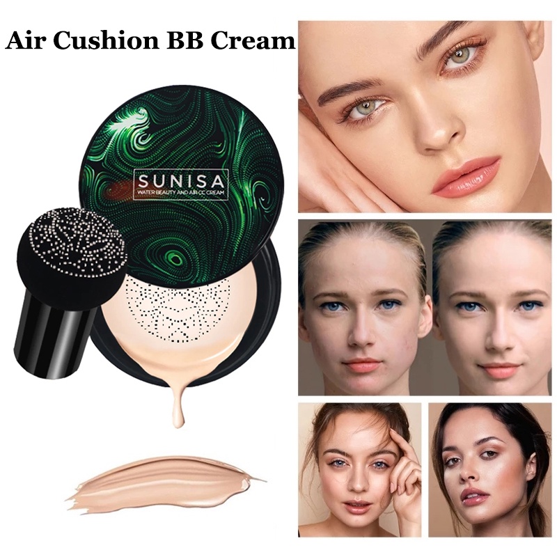 SUNISA Mushroom Head BB Air Cushion / Matte Lightweight High Coverage BB  Cream / Anti-Aging Face Moisturizer Skin Perfecting Beauty Balm / Skin  Clearing BB Cream | Lazada PH