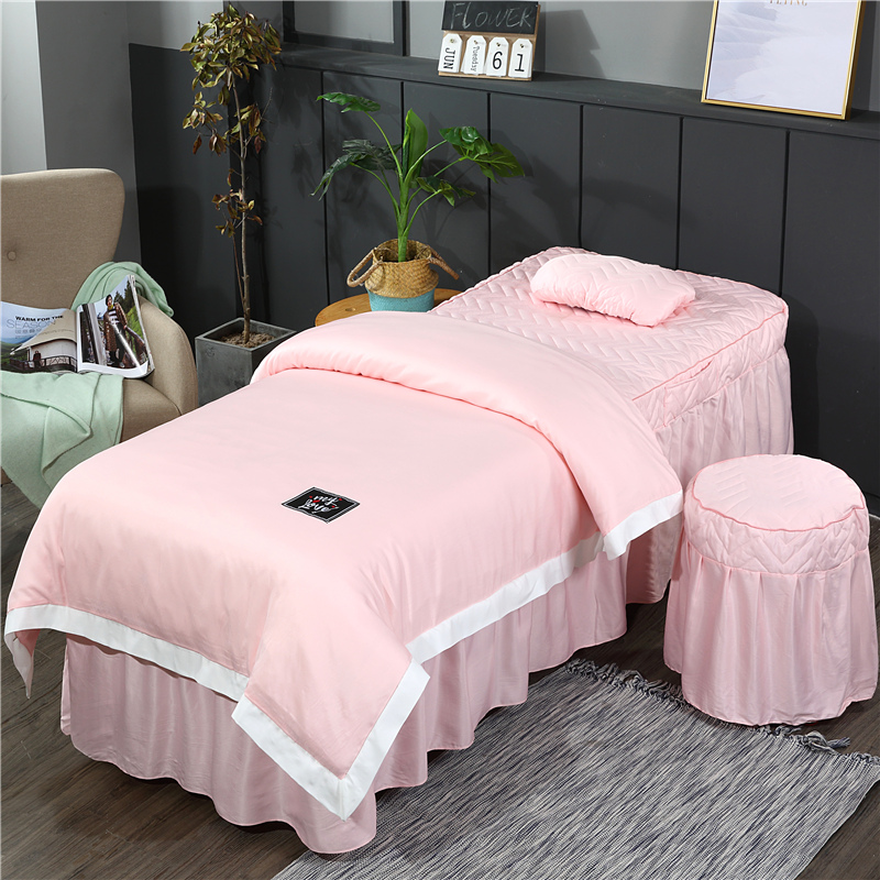 Modal Tencel beauty bedspread fourpiece beauty salon body shampoo