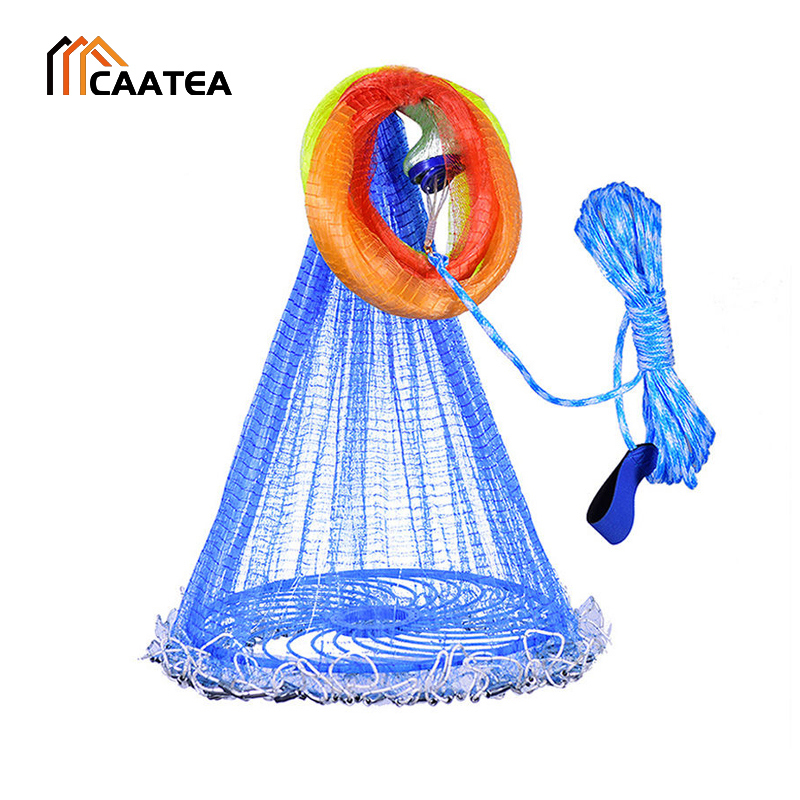 Fishing net 4.2M American Frisbee Manual Throwing Net, 420CM