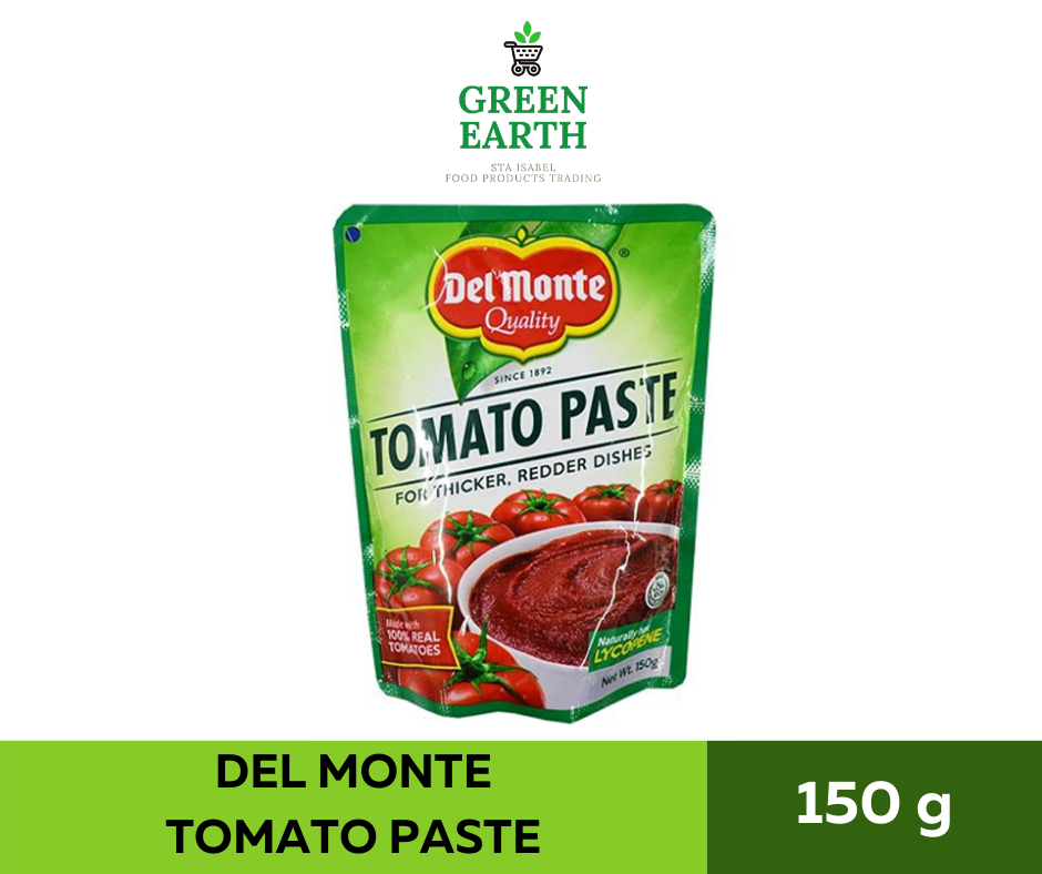 GREEN EARTH DEL MONTE TOMATO PASTE 150g Lazada PH