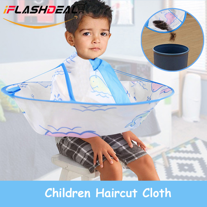IFlashDeal Haircut Cloth Salon Hairdressing Waterproof Haircutting Cloth  Professional Haircut Apron Hair Warp 360°Salon Haircut Cape Hair Cutting  Fold Umbrella Cape For 1-10 Years Old Children Lazada PH | Kids Barber Cape