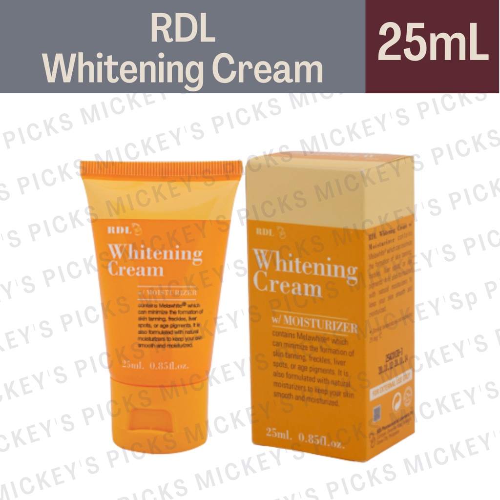 RDL Sunblock Cream and Whitening Cream, 25g Lazada PH