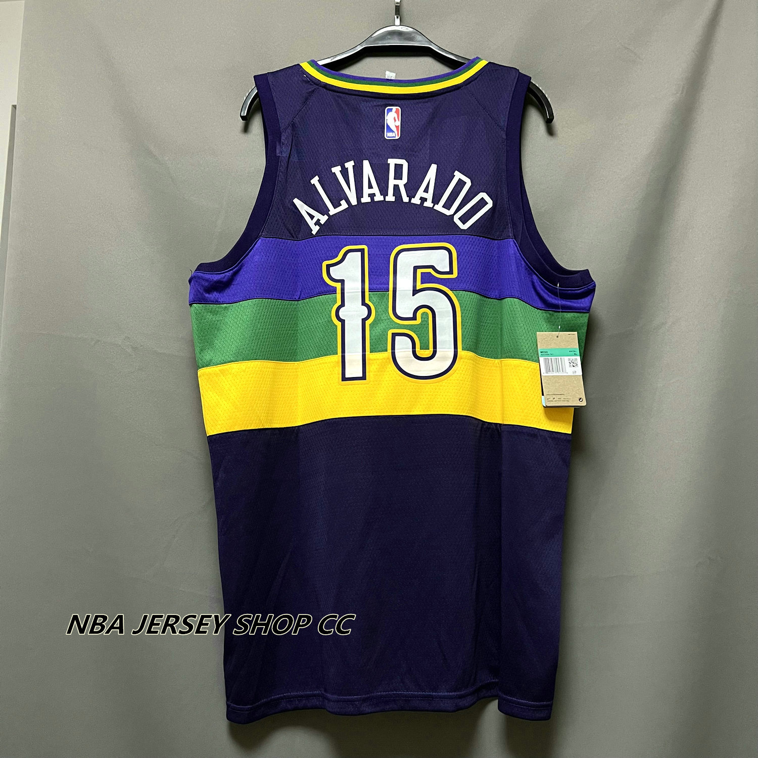 Jose Alvarado 15 New Orleans Pelicans Purple Jersey 2022-23 City Edition  Swingman - Bluefink