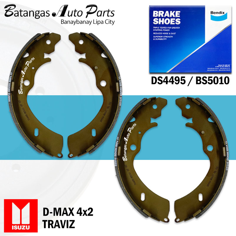 BENDIX BRAKE SHOE ISUZU TRAVIZ 20202022 / DMAX 4x2 20042017 1SET