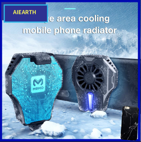 AIearth -- Bộ Tản Nhiệt Điện Thoại Di Động MEMO DL01 Bộ Làm Mát Chơi Game Cầm Tay Bộ Điều Khiển Mini Cầm Tay Điện Thoại Không Dây Có Quạt Làm Mát Cho PUBG Mobile