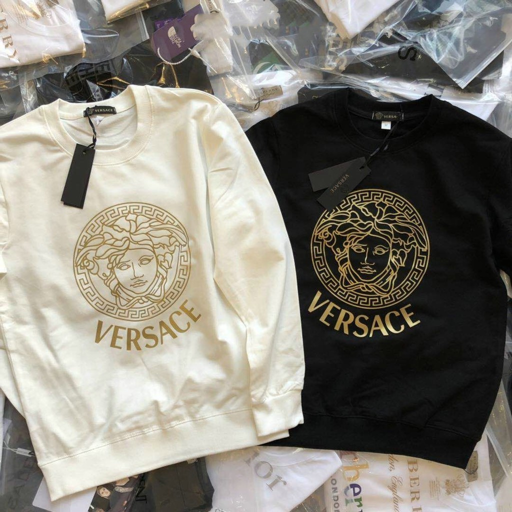 versace sweater black