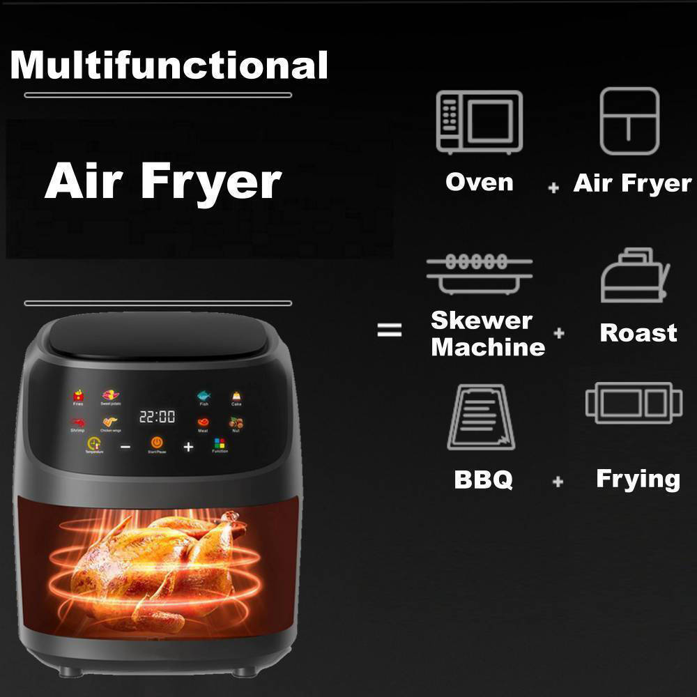 15L Air Fryer Healthy Cooker Oven Low Fat Oil Free Food Frying Roast Meat  1400W