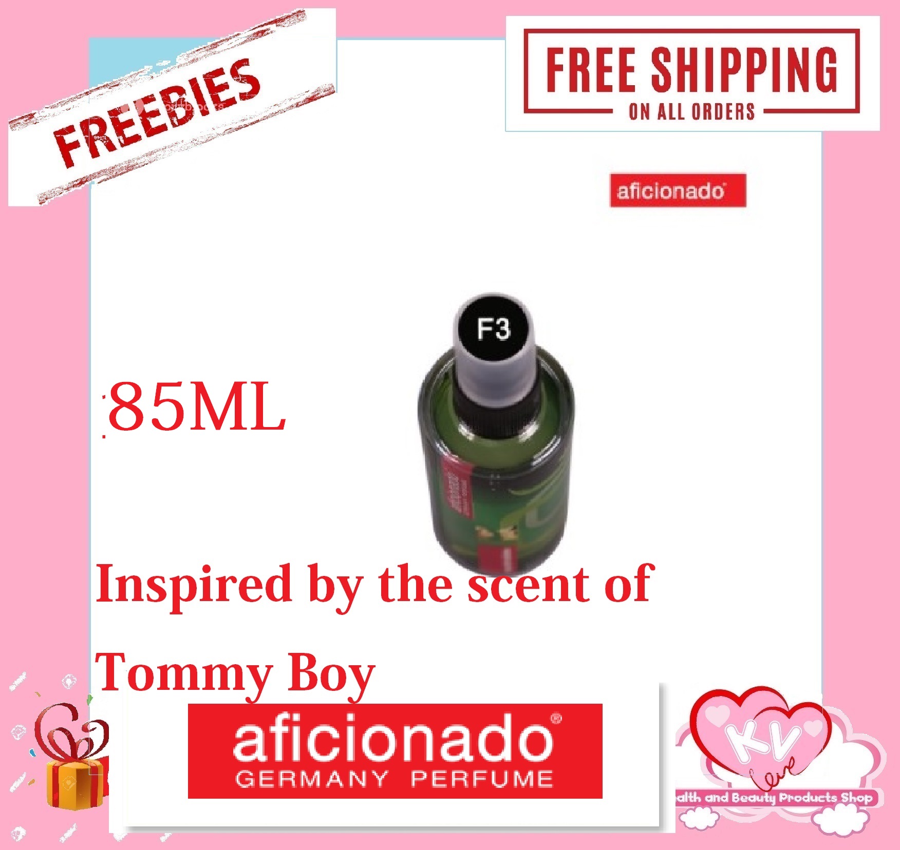 Aficionado F3 85ml Eau De Parfum for Men (Perfume) Lazada PH