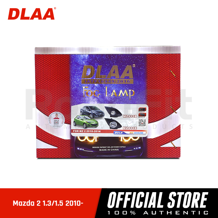 DLAA Fog Lamp/Fog Light H11 12V 55W Chrome Ring,Wiring Kit,Switch