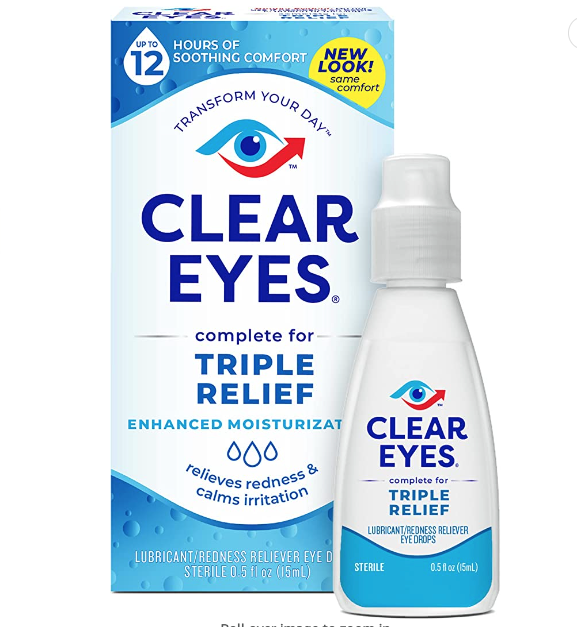 Clear Eyes COMPLETE FOR SENSITIVE EYES Drops 15ML Lazada PH