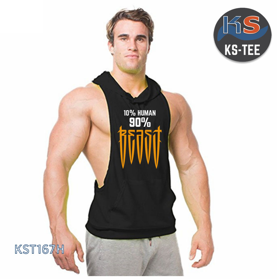 Beast Hoodie Fitness Gym Shirt Muscle 