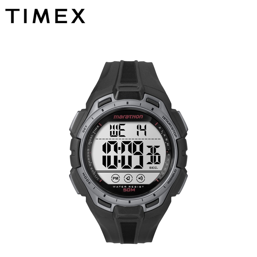 Timex Marathon Black Rubber Digital Watch For Men TW5K94600 MARATHON |  Lazada PH