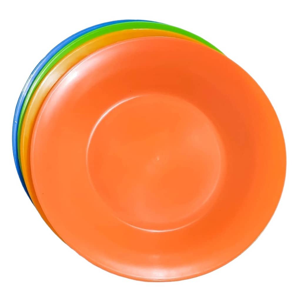 Reusable Plastic Plate Round Dinnerware Plates Plato Lazada PH