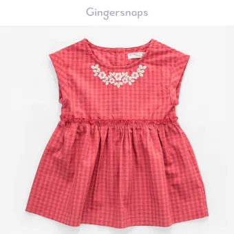 red baby dress