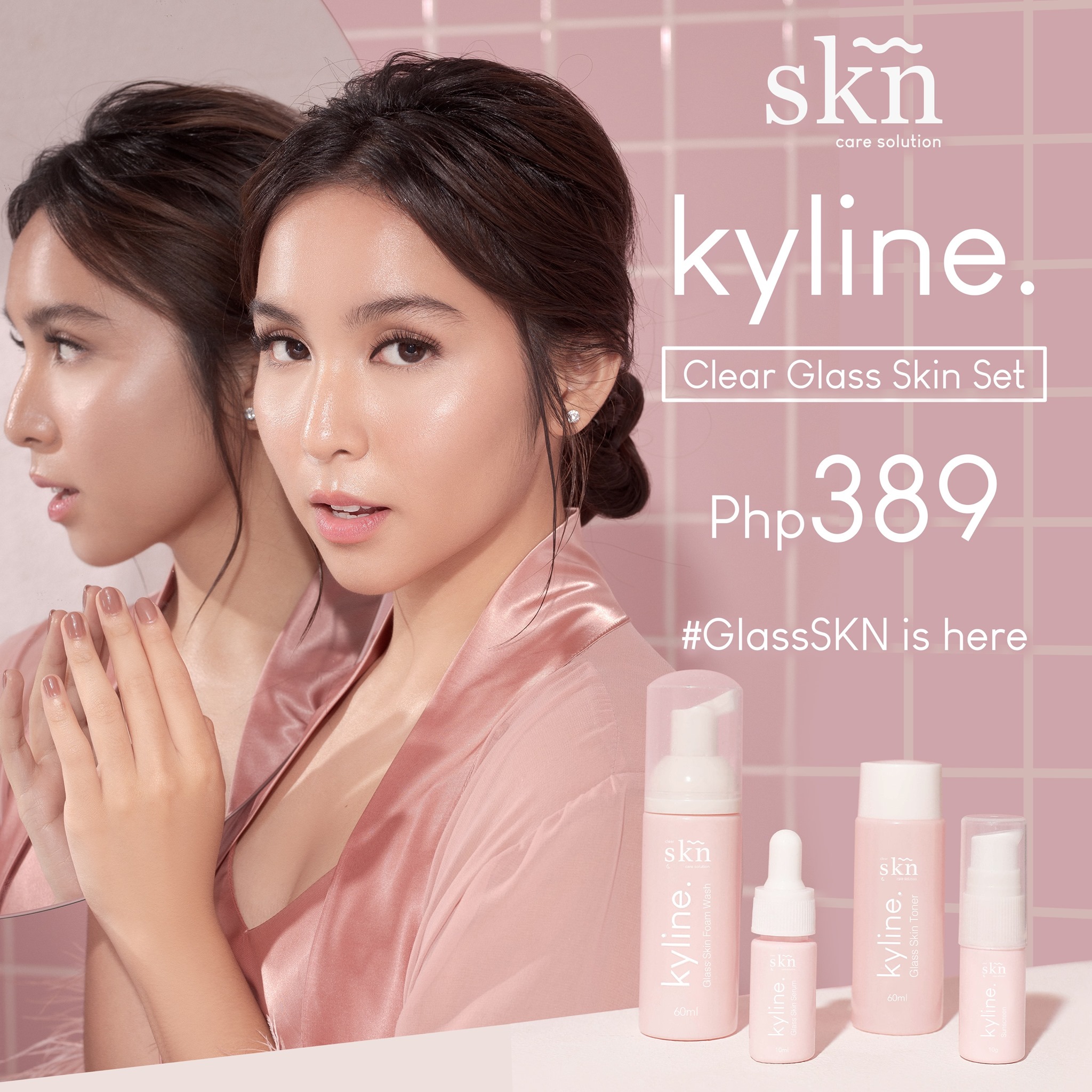 SKN CARE KYLINE GLASS SKIN SET Lazada PH