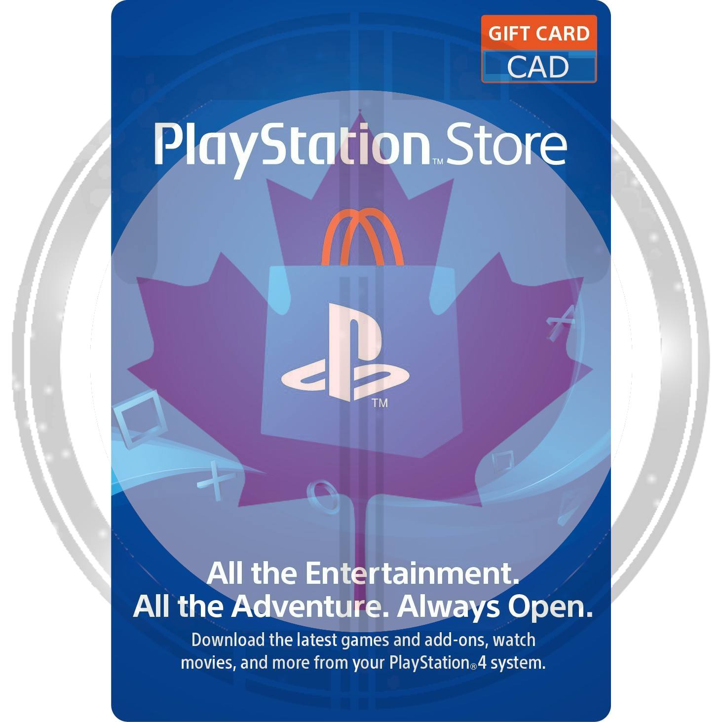 playstation gift card online canada