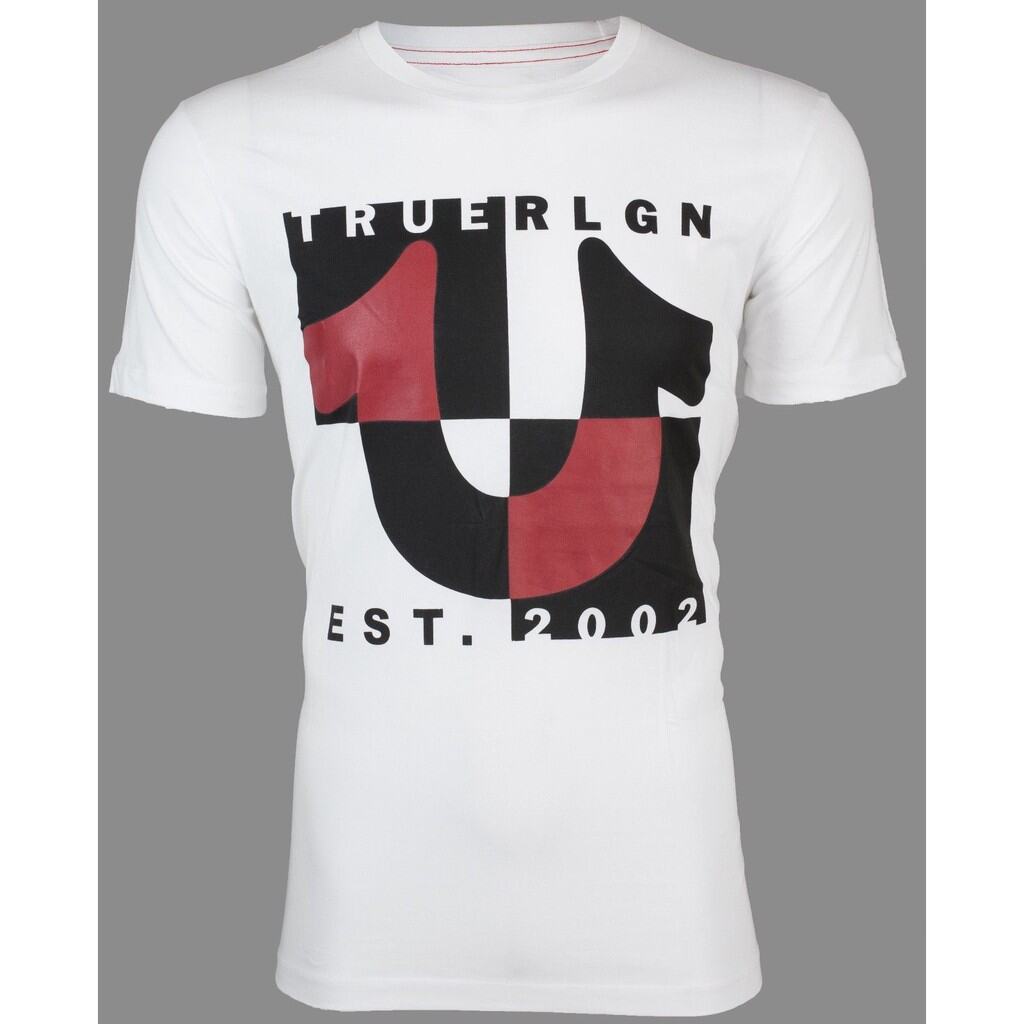 T-Shirt Horseshoe Split White 