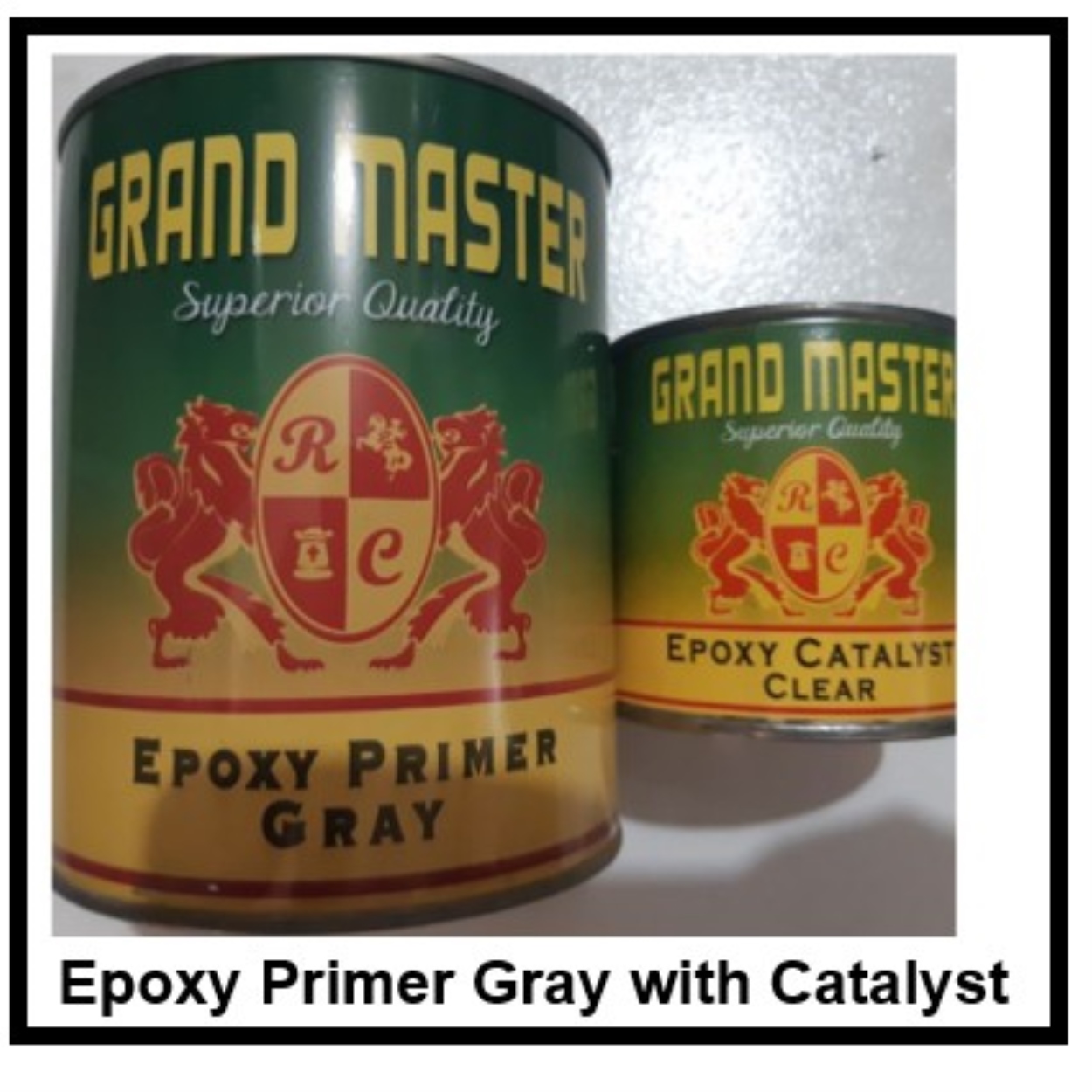 Sweetest shop Epoxy Primer Gray Paint with Catalyst for Metal Rust